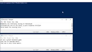 Naive Bayes in PowerShell screenshot 1