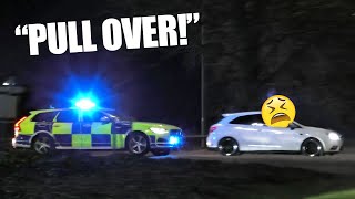 Police Gate Crash Japanese Car Meet