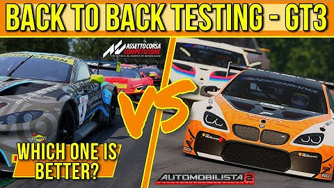 ACC vs Automobilista 2 | Which is better in 2024? Back to Back Testing!