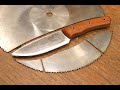 The Saw Blade Knife - How to Make a Knife from a Saw blade