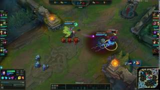 Insane Ahri flash E flash predict