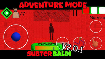 SubterBaldi Adventure Mode Boss Fight + Ending (Baldi