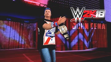 WWE 2K18 PSP Patch : John Cena Previews In The Game