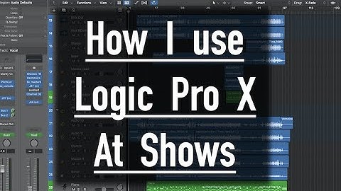 How I use Logic Pro X for Live Audio Processing