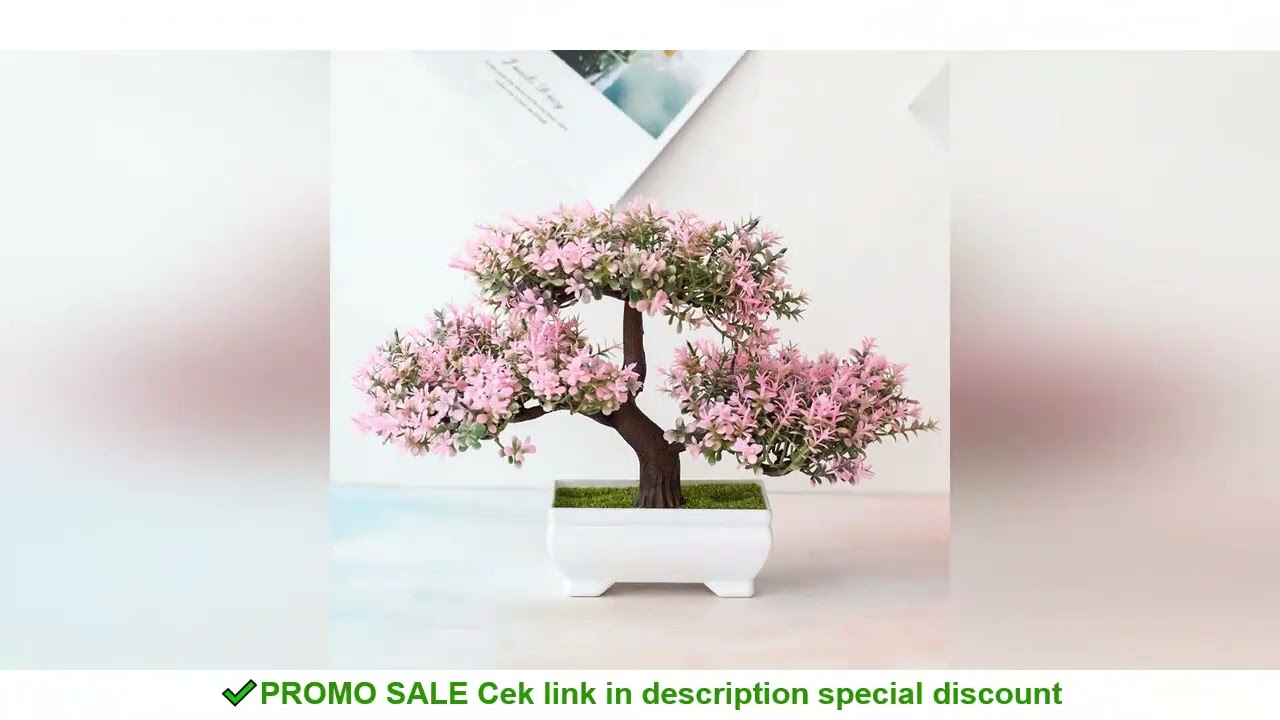 Artificial Plants Bonsai Small Tree Pot Fake Plant Flowers Potted Ornaments For Home Room Table Deco