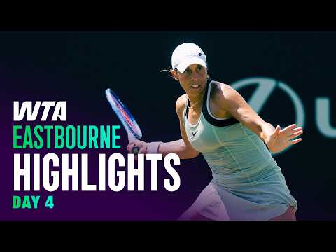 Day 4 in Eastbourne featuring Keys, Ostapenko, and more | WTA Match Highlights

Watch all the action from Day 4 in Eastbourne!

00:00:00 - J.

#Day #Eastbourne #featuring #Keys #Ostapenko