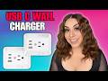 6-in-1 Wall Surge Protector Review | Outlet Extender with USB-C for Home & Travel
