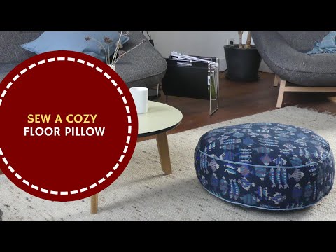 वीडियो: फर्श तकिए को कैसे सिलें