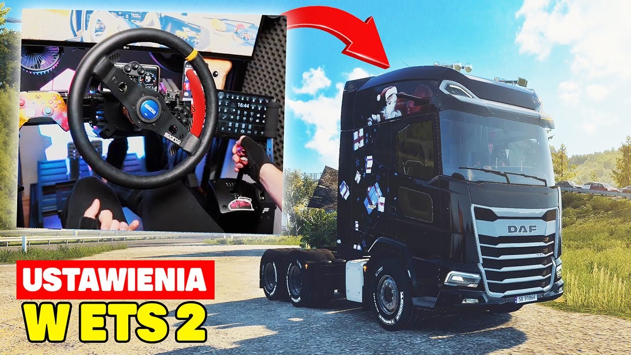 Jak Jezdzic Samochodem W Euro Truck Simulator 2 Ustawienia Kierownicy i Pozostałe w Euro Truck Simulator 2 - YouTube