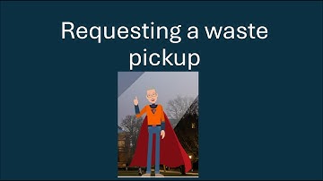 Hazardous waste pickup instructions