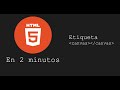 HTML5 en 2 minutos - Etiqueta CANVAS | 2023