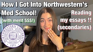 Celebrity Reading my ACCEPTED Northwestern Feinberg School of Medicine Secondaries || Cecile S Profile