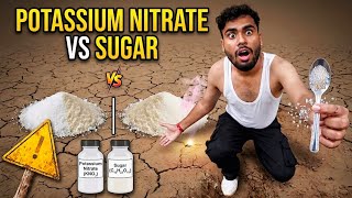 Potassium Nitrate + Sugar Mix Kiya… Fir Jo Hua 😱 Shocking Result🔥