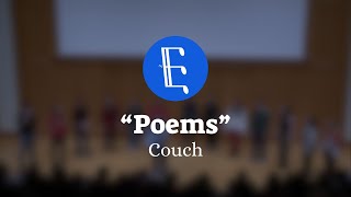 Video thumbnail of "Poems (Couch) - The Enharmonics A Cappella"