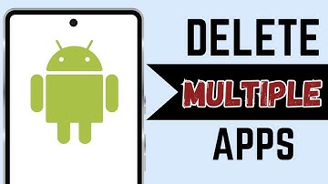 How To Delete Multiple Apps At Once Android EASY!
