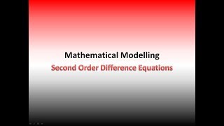 Second Order Linear Difference Equations Net Worth