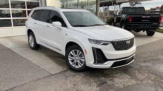 White 2023 Cadillac XT6 Luxury Review Calgary AB - Wolfe Calgary