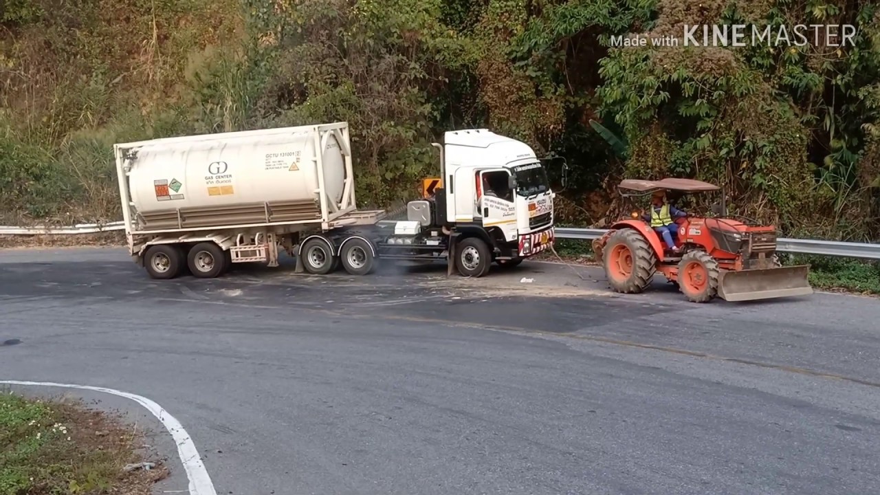 สุดโหด 360 ติดตั้งแต่มอแรก!!รถไถลากยันปลายเขา