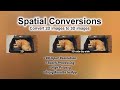 Spatial Conversions (2D to 3D images)