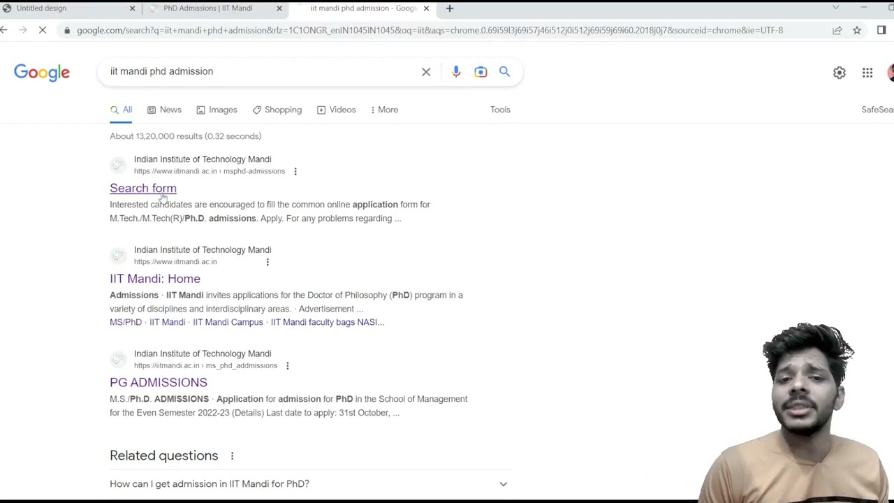 PhD  Admission Update : IIT Mandi , 2023