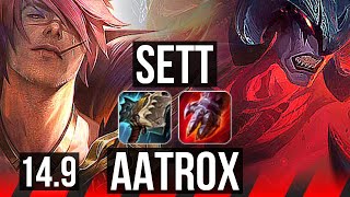 SETT vs AATROX (TOP) | 11/2/7, Dominating | EUW Master | 14.9