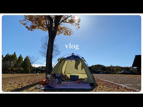 【vlog】 広島県🏕🌃備北イルミネーション/4歳&1歳とピクニック
