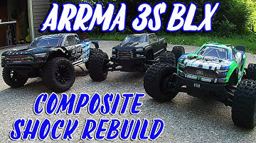 Arrma 3s blx Composite shock rebuild Instructions