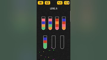 water sort puzzle level 1 to 5