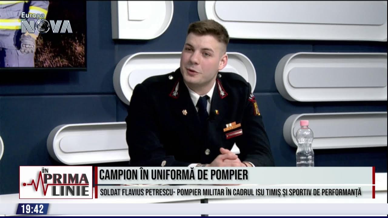 LIVE : Flavius Petrescu, campion în uniformă de pompier - În prima linie cu Miruna Mărgan LIVE : Flavius Petrescu, campion în uniformă de pompier - În prima linie cu Miruna Mărgan
