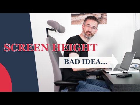 How To Choose The Best Screen Height To Avoid Neck Pain
