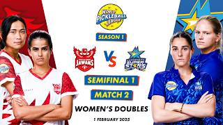 WPBL S1 Semi Finals | Bengaluru Jawans VS Hyderabad Superstars  | Women’s Doubles