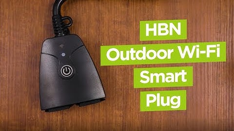 HBN Wi-Fi Timer with Two Grounded Outlet, Wireless Remote Control by App Compatible 2.4 GHz Network