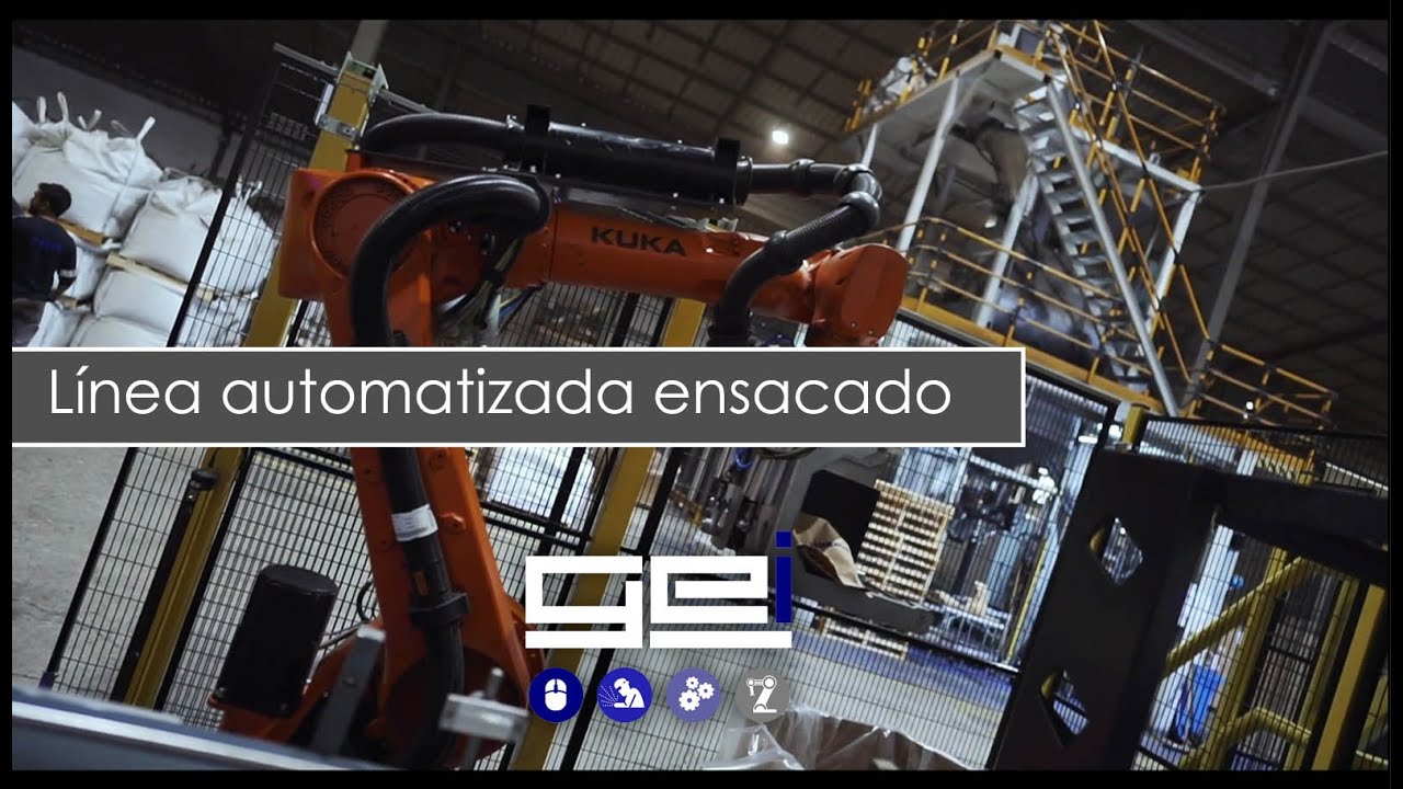 GEI-Línea automatizada ensacado - YouTube