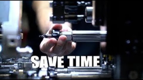 Davenport Hybrid Machine: Setup & Changeover Time Slashed with Quick-Change Tooling