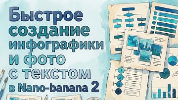 Быстрое создание инфографики и фото с текстом в Nano-banana 2 от Google