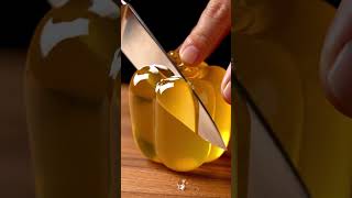 Glass Bell Pepper Slice ASMR 🔔✨
