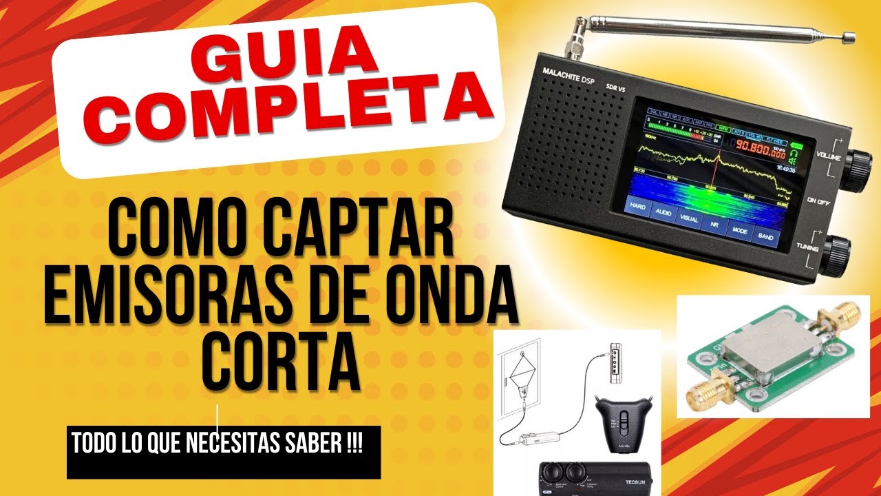 Guia completa para  captar emisoras de onda corta