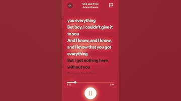 Thumbnail of one last time by ariana grande x sped up #subscribe #spedup #viral #fypシ #adele #onelasttime #shorts