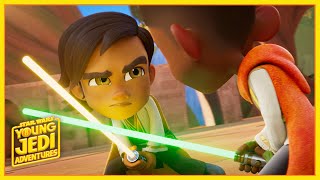 Kai and Djovi Practice | Star Wars: Young Jedi Adventures |@disneyjunior X @StarWarsKids​