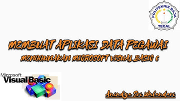 Membuat Aplikasi Data Pegawai - Microsoft Visual Basic 6