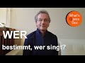 Capture de la vidéo Wer Entscheidet Über Die Sängerbesetzung? - Franz Welser-Möst - What's Opera Doc