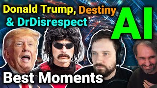 AI Donald Trump, AI Dr Disrespect & AI Destiny Best Moments - The Athene AI Show (Parody)