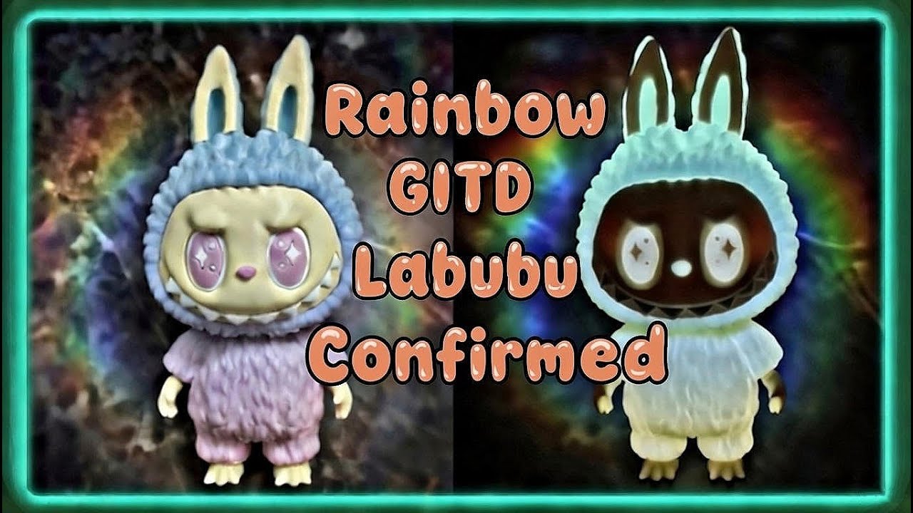 Labubu Rainbow Glow in the Dark - GITD
