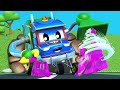 Truck cartoons for kids -  DORAEMON Goes Crazy - Super Truck in Car City !