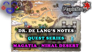 Dr. De Lang's Notes | Nihal Desert | Maplestory Quest Guide