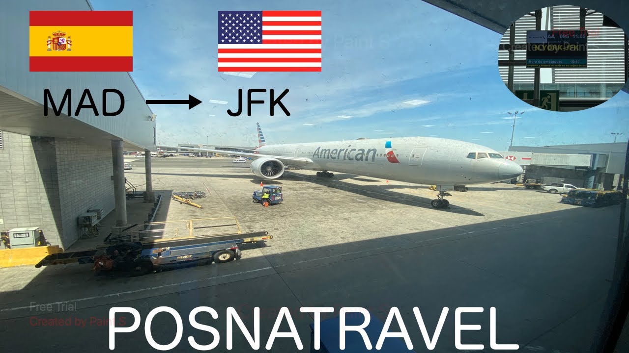 American Airlines Mi primer vuelo con American Airlines MadridNueva