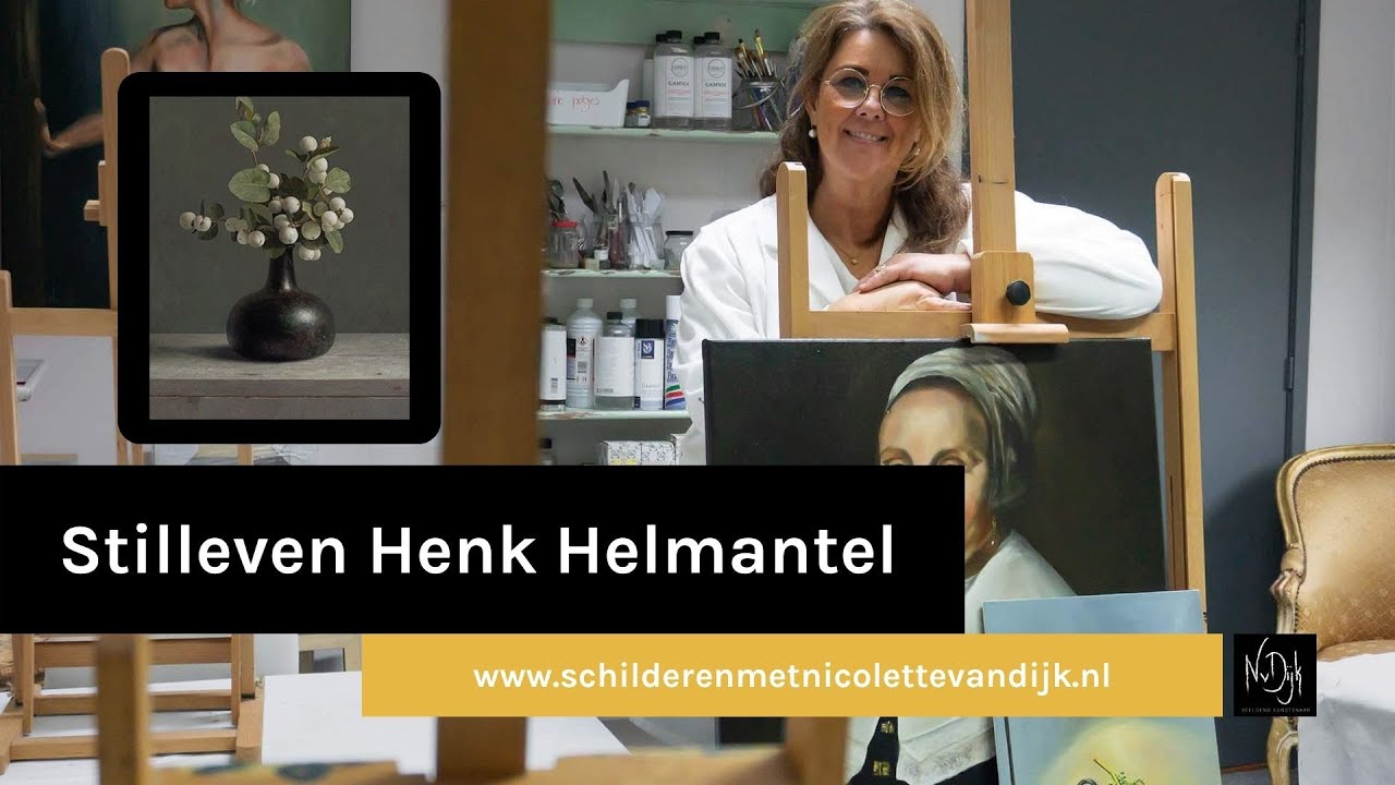 Online schildercursus met olieverf - Stilleven Henk Helmantel