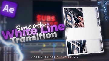 Smooth White Line Transition | AE tutorial