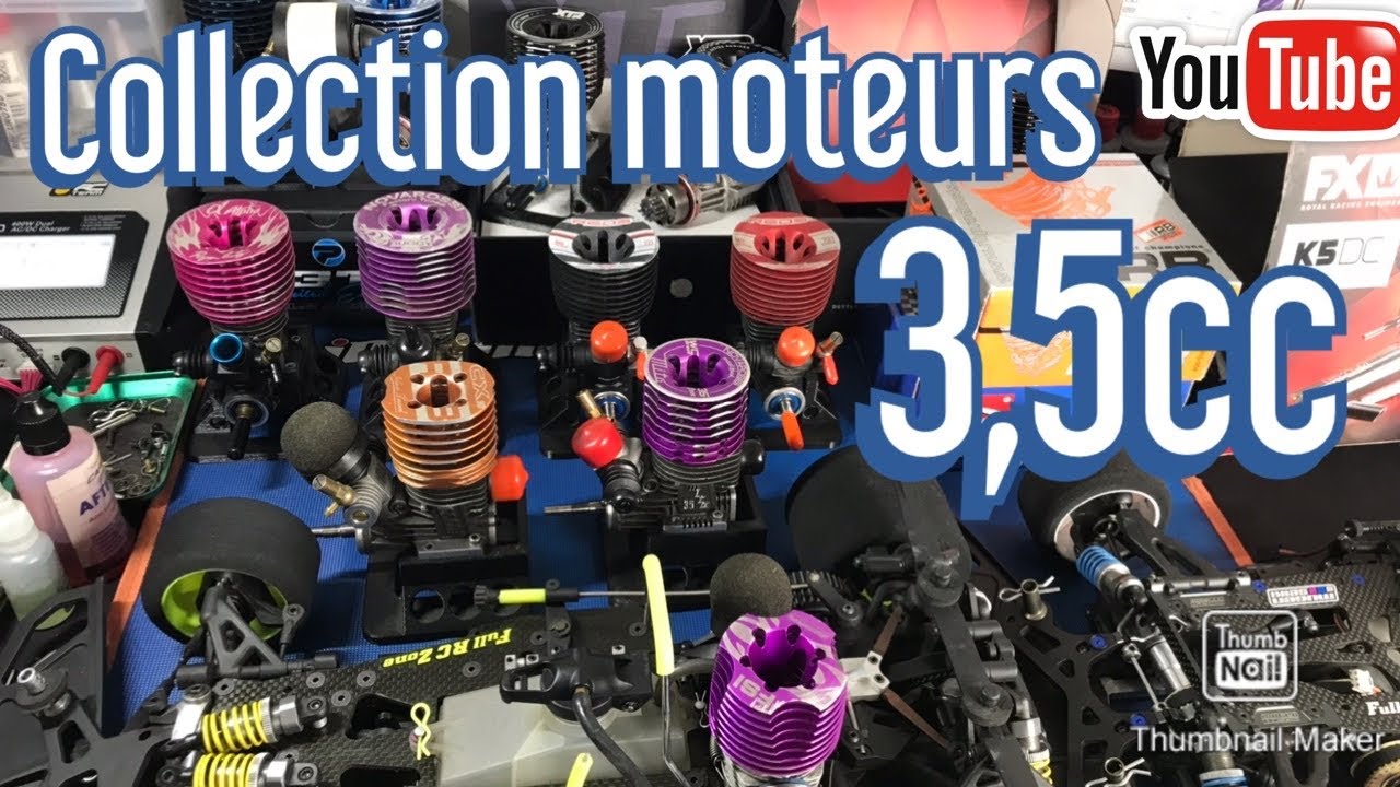 Collection De Moteurs Vintage RC à Bord - Occasion - Multimarques