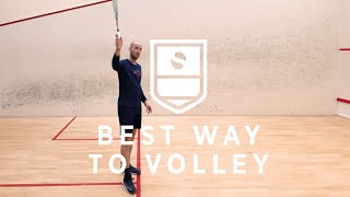 Squash Tips&Tricks: Best options to hit a volley!